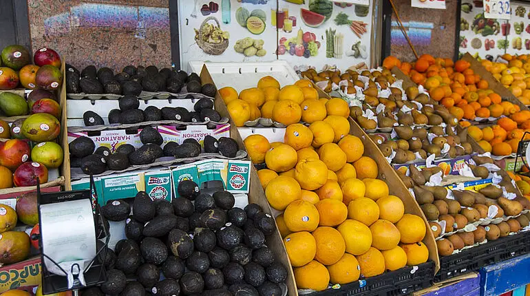 Obst- und Gemüseladen in Chinatown New York