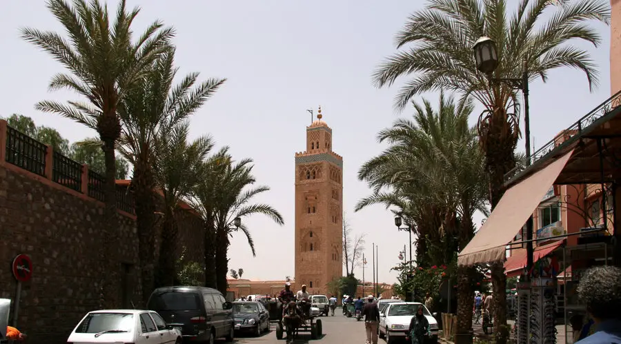 Minarett der Moschee der Buchhändler