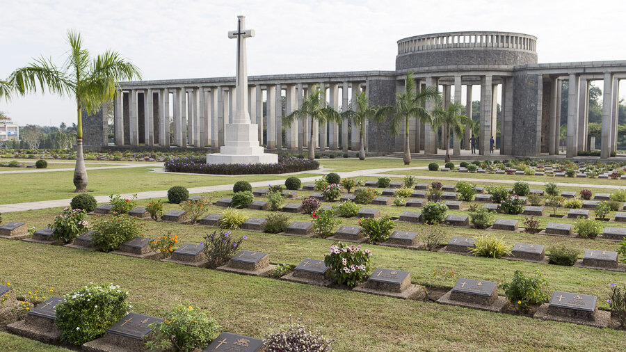 Soldatenfriedhof von Htaukkyant bei Yangon