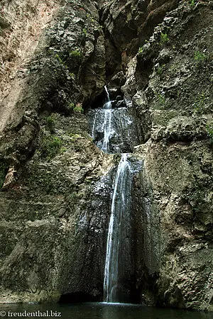 Wasserfall im Süden von Teneriffa