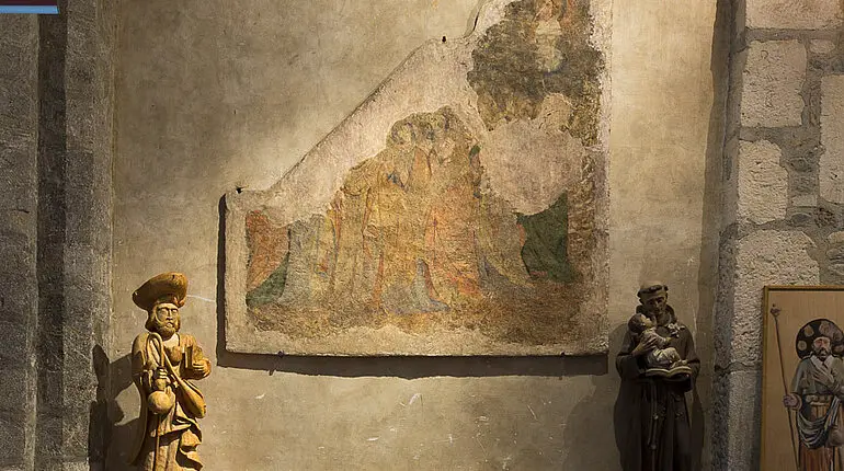romanische Fresken in der Kathedrale Notre-Dame-de-la-Sède von Saint-Lizier