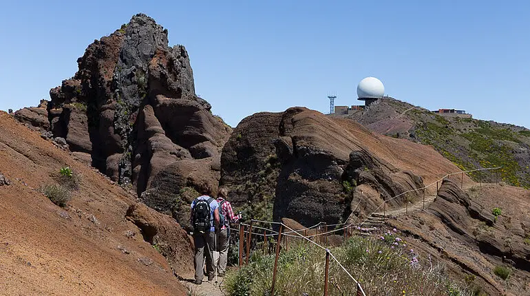 Pico do Arieiro -Start und Ziel der Wanderung