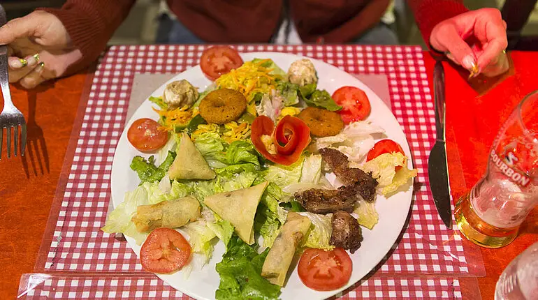 Kreolischer Salat im Chez Noë bei Cilaos | La Réunion