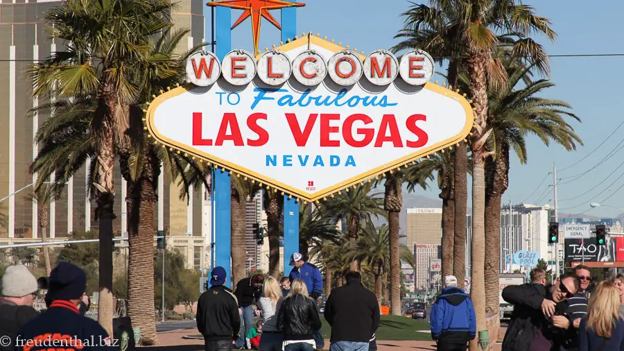 Willkommensschild von Las Vegas
