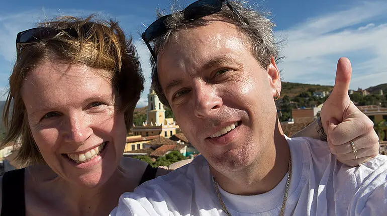 Anne und Lars genießen Trinidad