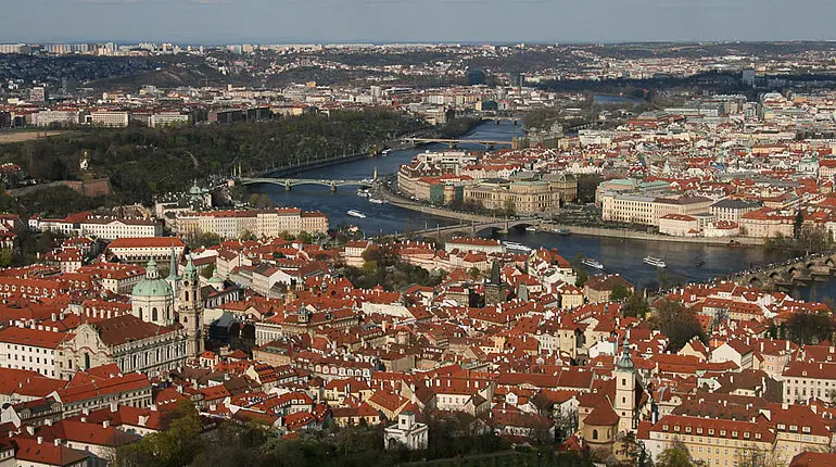 Aussicht vom Laurenziberg über Prag