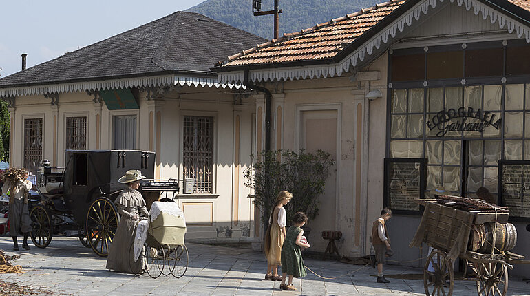 Das Haus zum Fähranleger als Kulisse zum Film »Monte Verità«