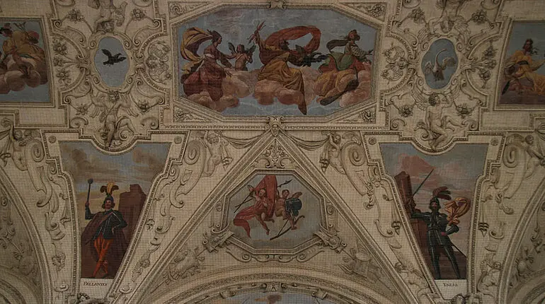 Deckenmalerei im Ledebur Palais