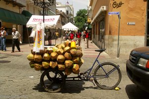Kokosnusskiosk in Santo Domingo
