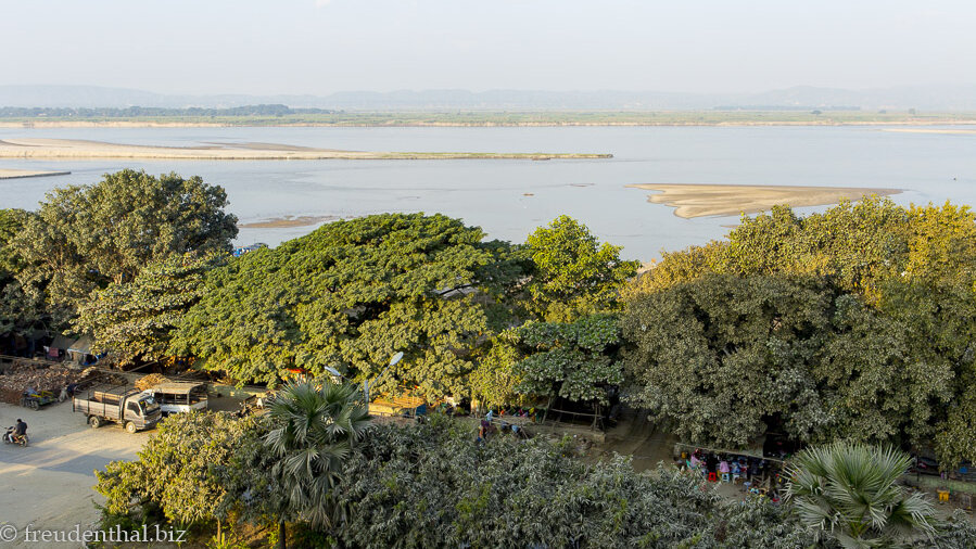 der Fluss Irrawaddy bei Mandalay