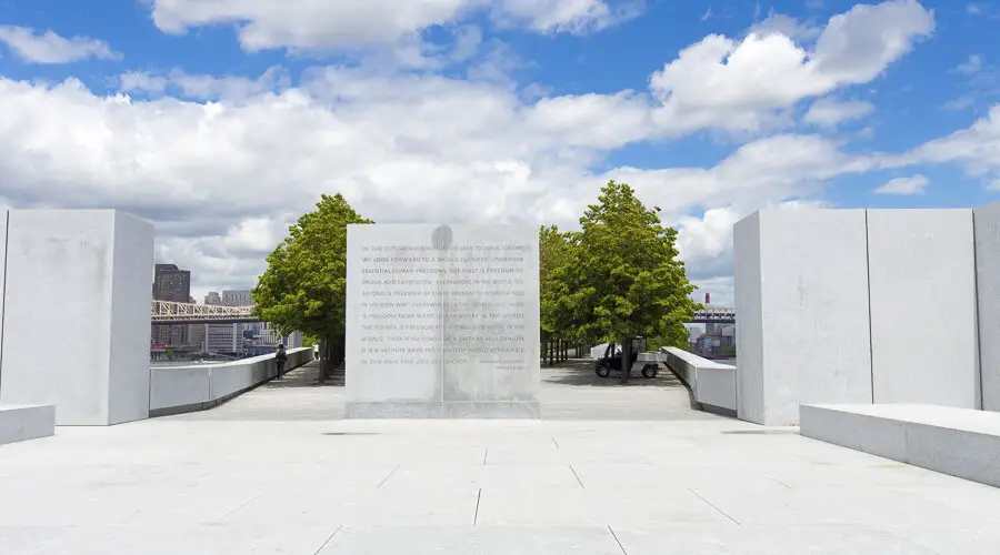 Denkmal der vier Freiheiten des Präsidenten Roosevelt