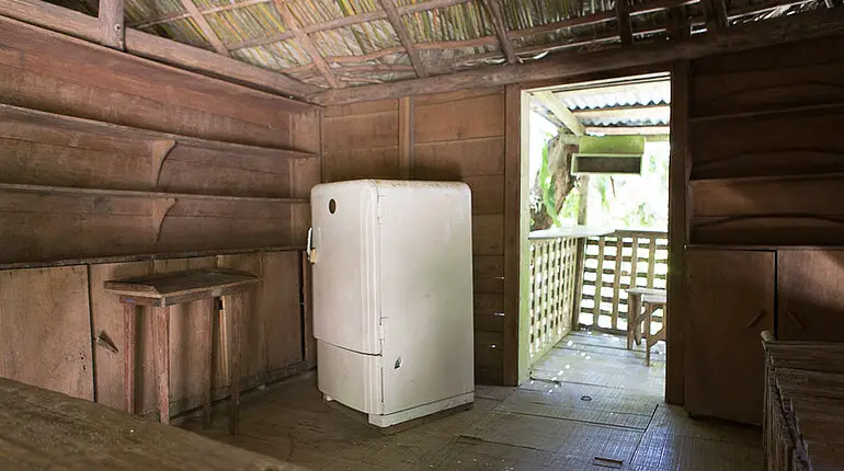 Kühlschrank im Casa de Fidel