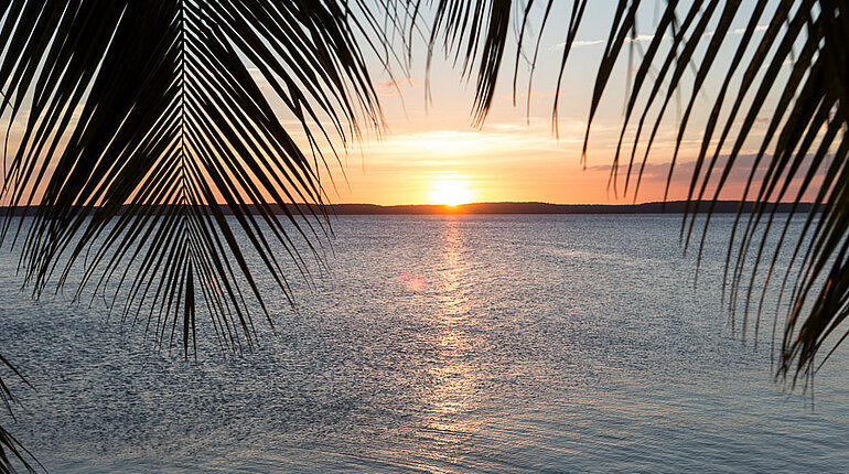 Sonnenuntergang beim Hotel Jagua - Cienfuegos