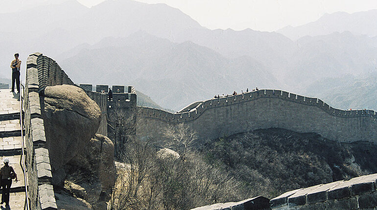 Blick über die Große Mauer bei Badaling