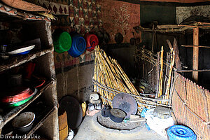 die Küche im Silte-Haus in Äthiopien